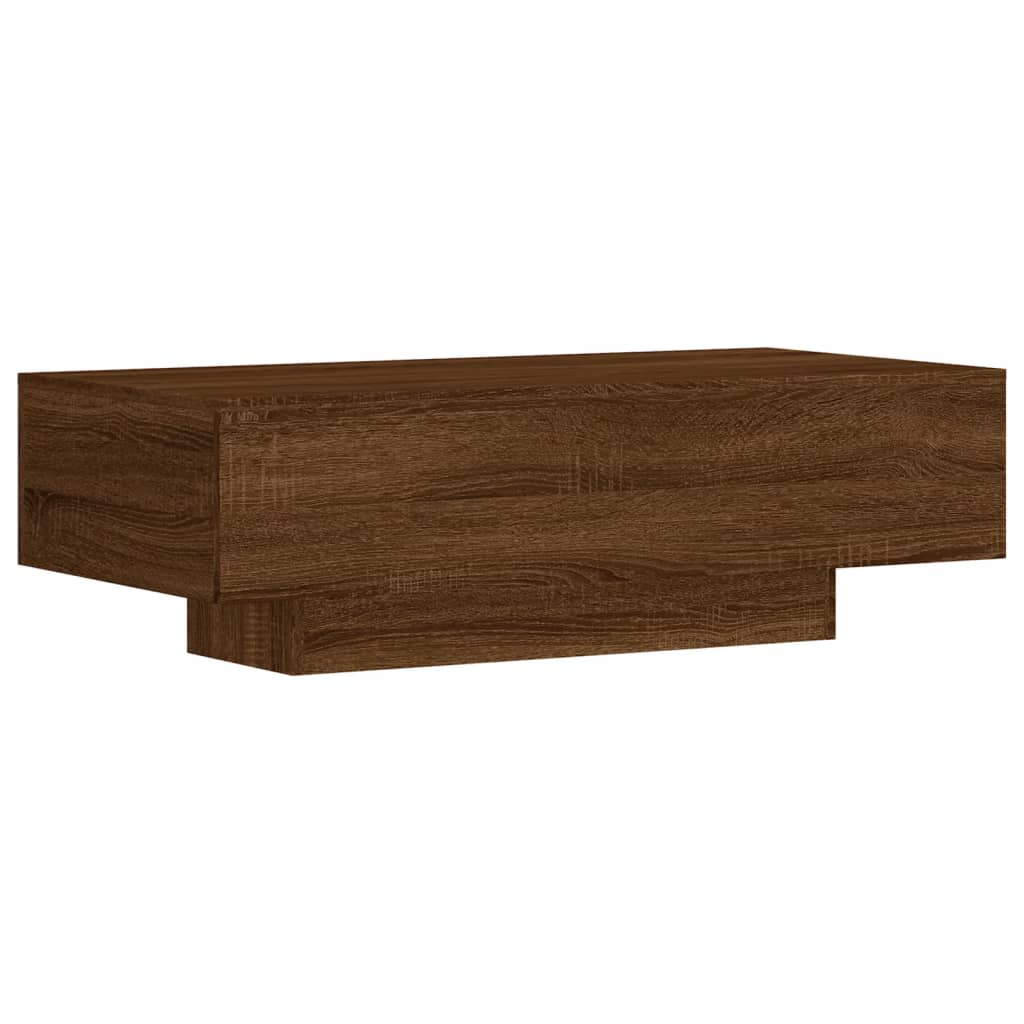 Salontafel 100x49,5x31 cm bewerkt hout