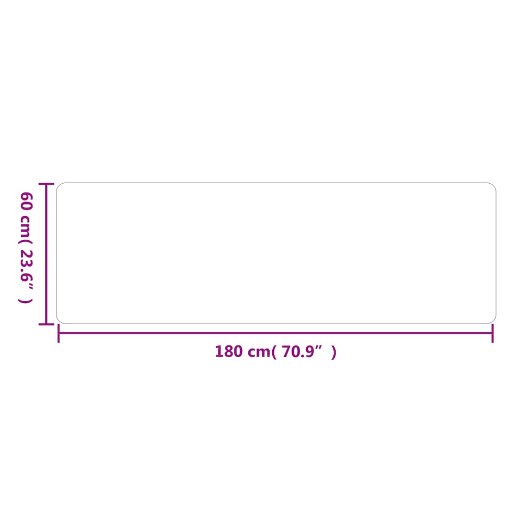 Tapijtloper 80x180 cm antracietkleurig