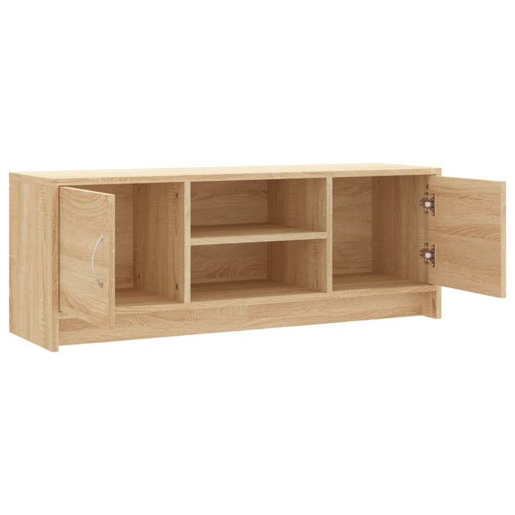 Tv-meubel 102x30x37,5 cm bewerkt hout