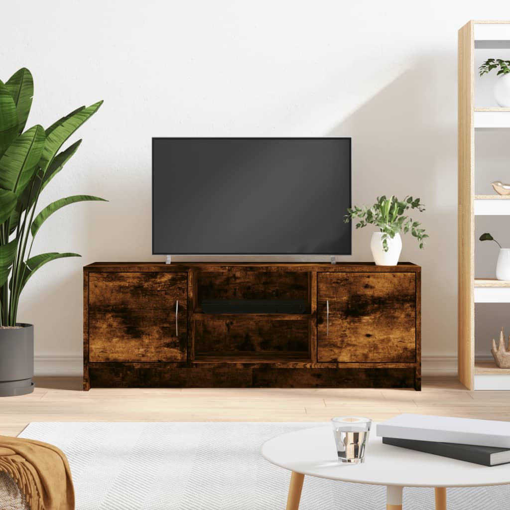 Tv-meubel 102x30x37,5 cm bewerkt hout