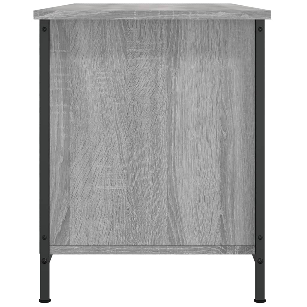 Tv-meubel 100x40x50 cm bewerkt hout eikenkleurig