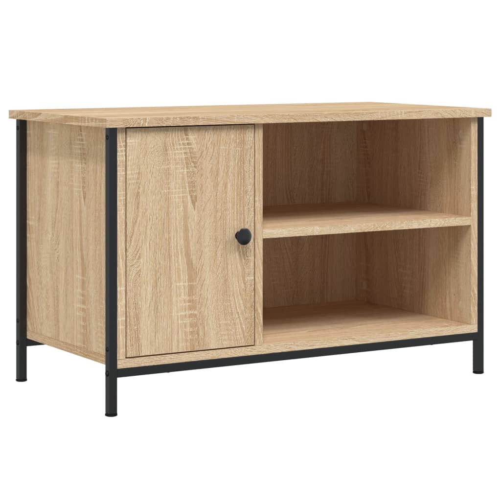 Tv-meubel 80x40x50 cm bewerkt hout