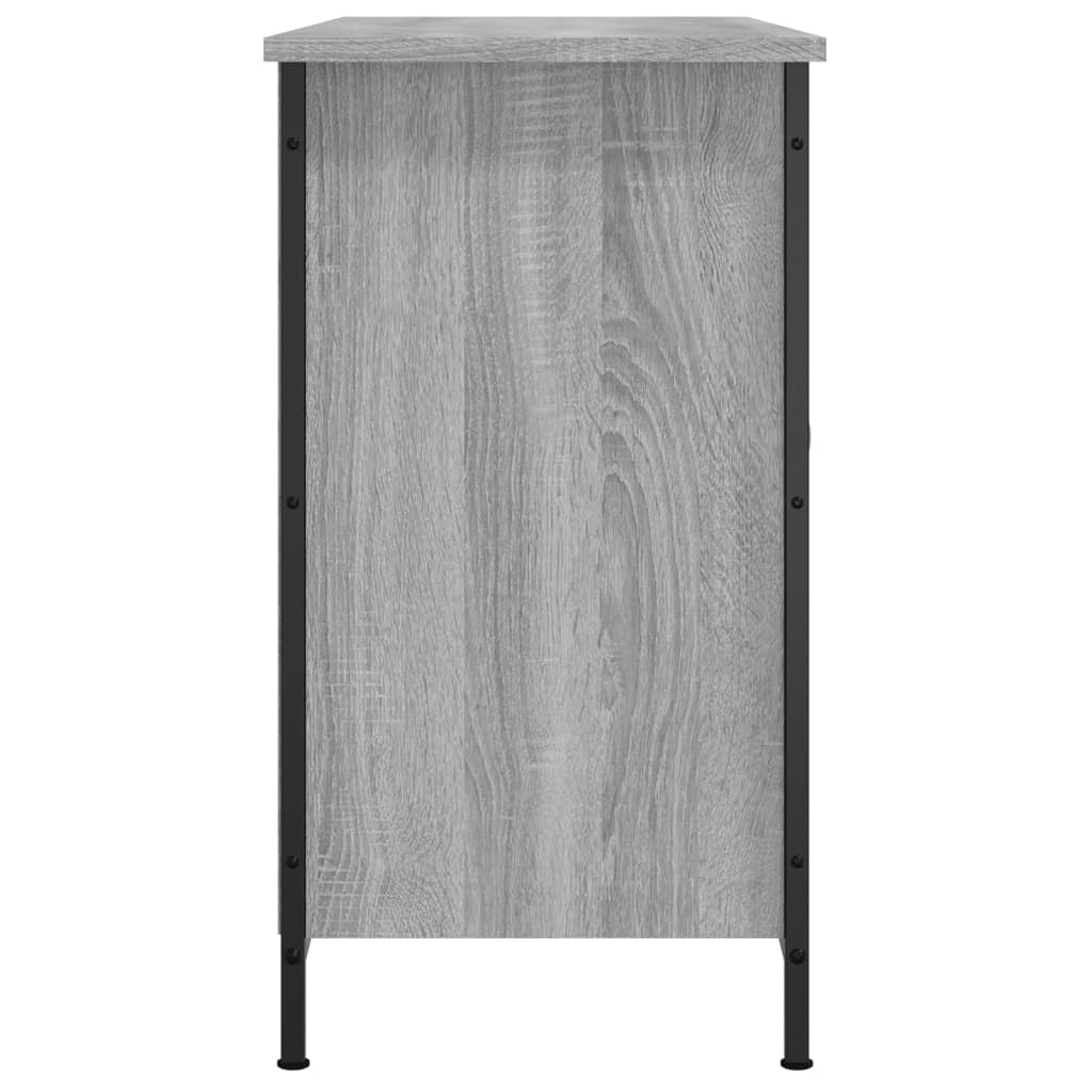 Tv-meubel 100x35x65 cm bewerkt hout bruin eikenkleur