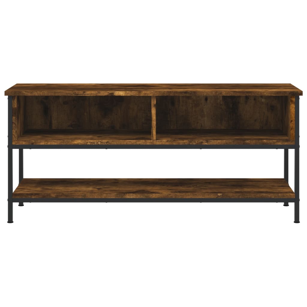 Tv-meubel 100x35x45 cm bewerkt hout eikenkleurig