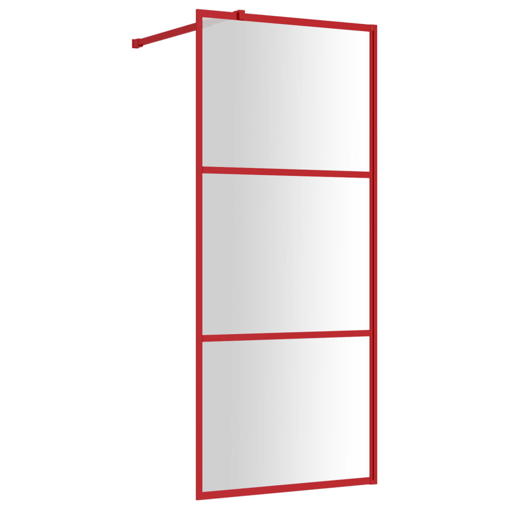 Inloopdouchewand transparant 115x195 cm ESG-glas