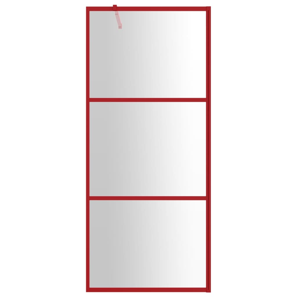 Inloopdouchewand transparant 115x195 cm ESG-glas