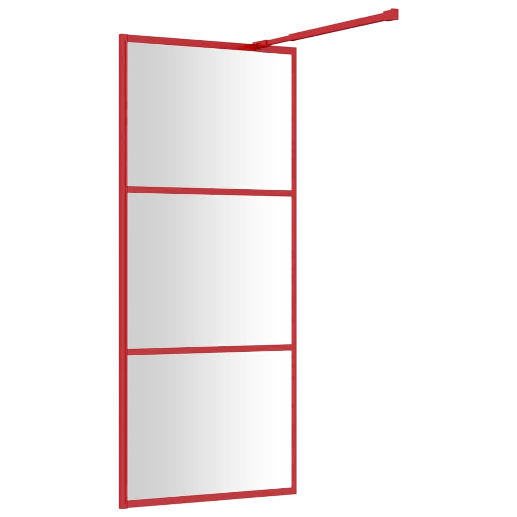 Inloopdouchewand transparant 115x195 cm ESG-glas