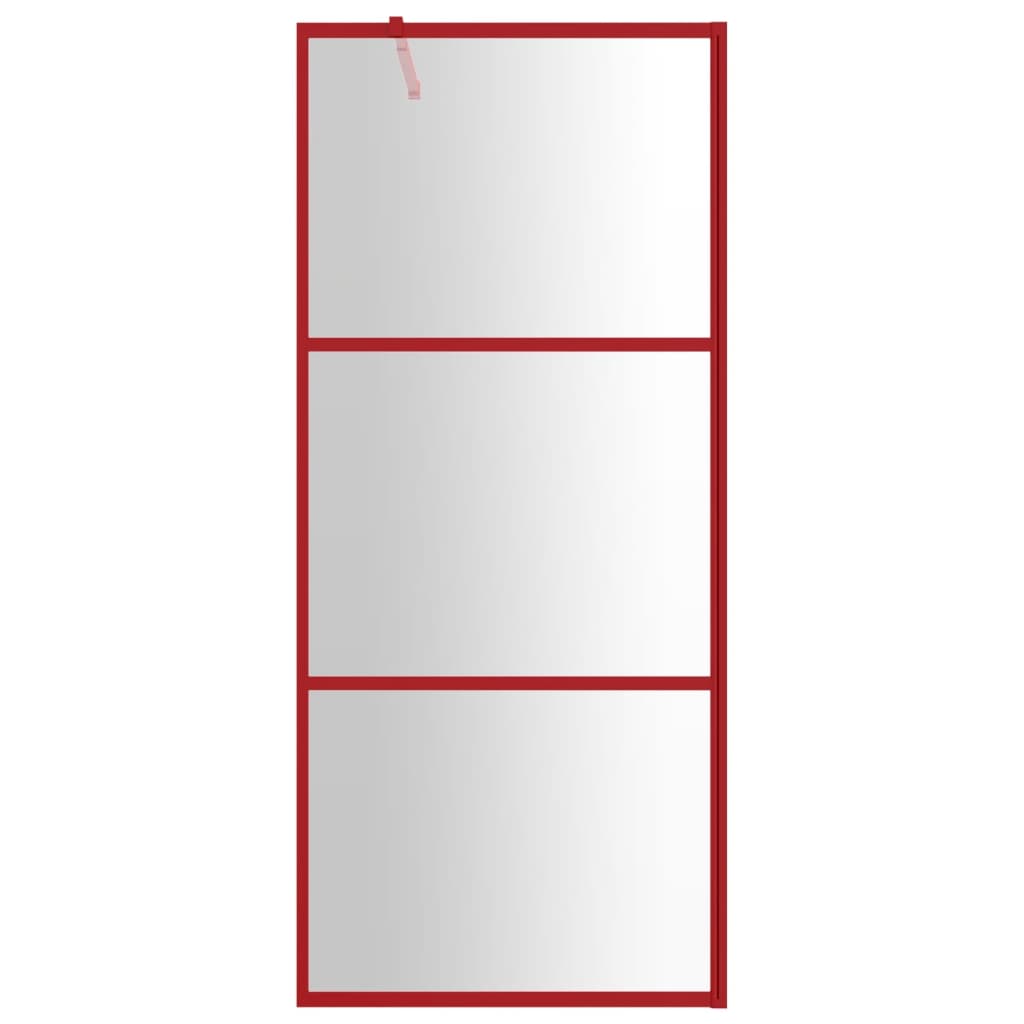 Inloopdouchewand transparant 115x195 cm ESG-glas