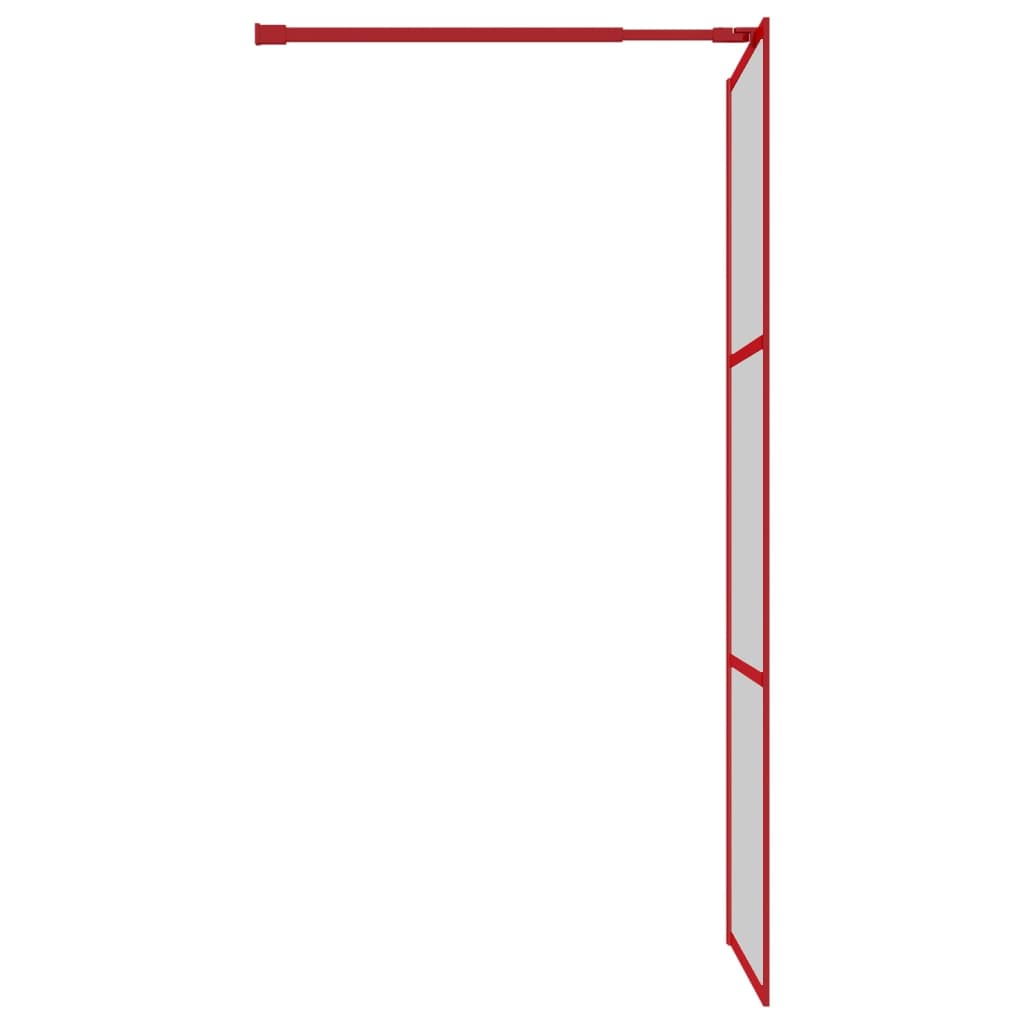 Inloopdouchewand transparant 115x195 cm ESG-glas