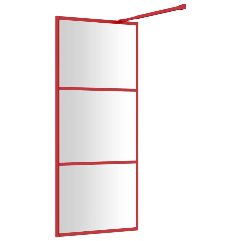 Inloopdouchewand transparant 115x195 cm ESG-glas