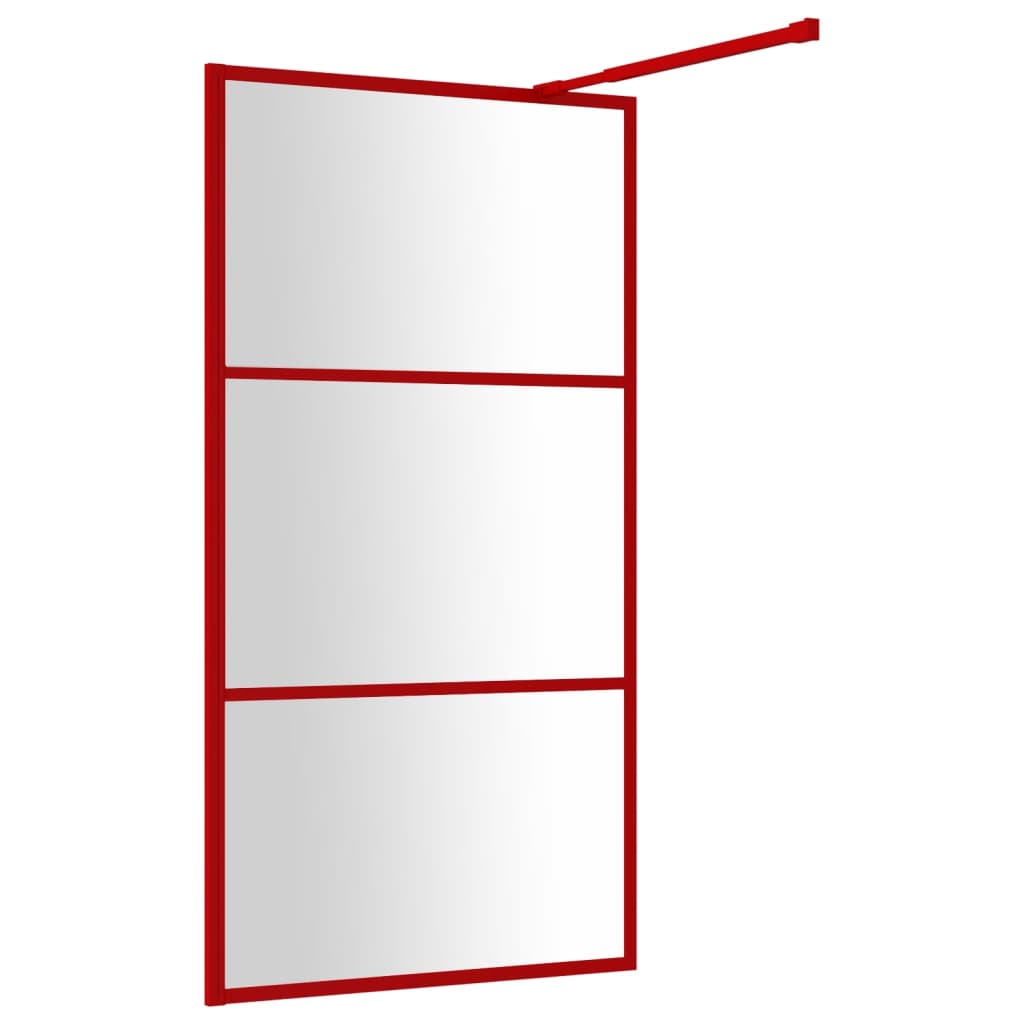 Inloopdouchewand transparant 115x195 cm ESG-glas