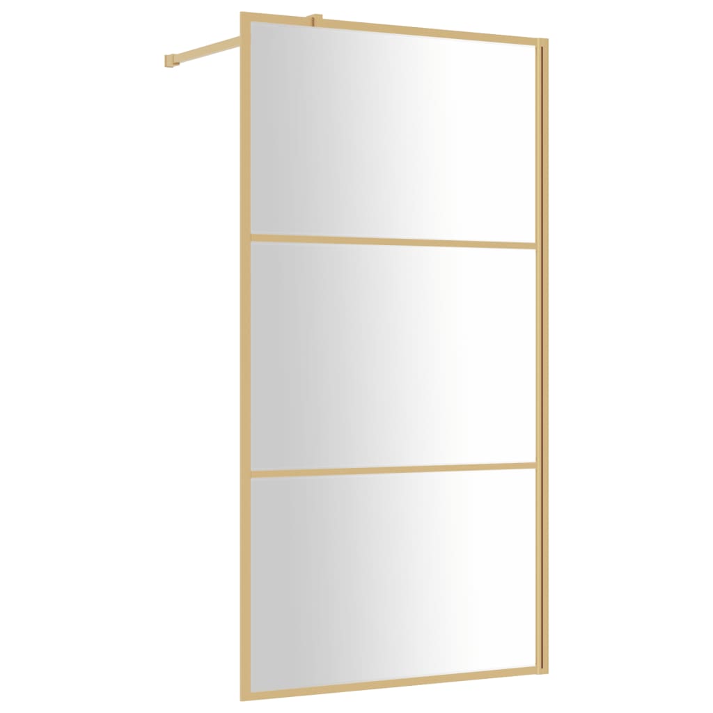 Inloopdouchewand transparant 115x195 cm ESG-glas