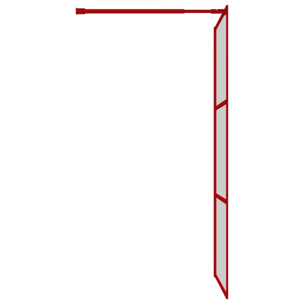 Inloopdouchewand transparant 115x195 cm ESG-glas