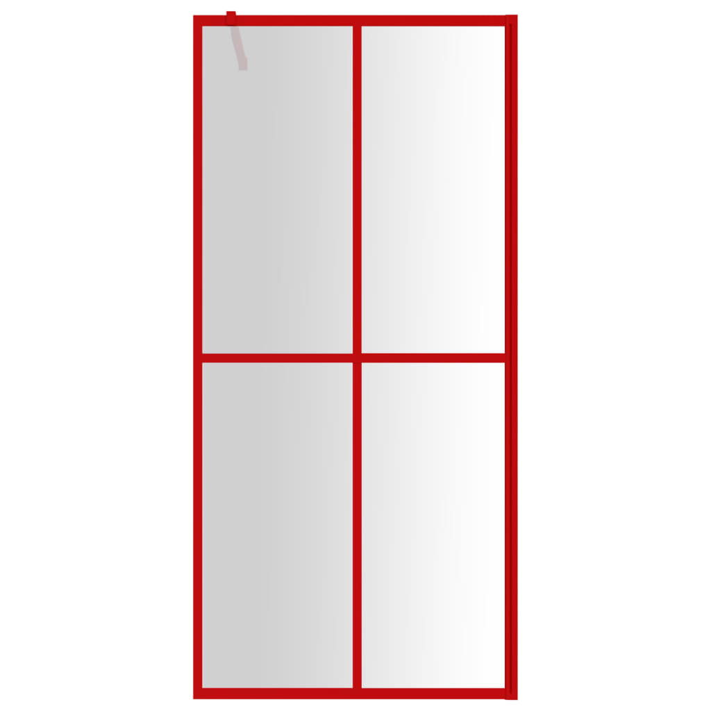 Inloopdouchewand transparant 100x195 cm ESG-glas goudkleurig