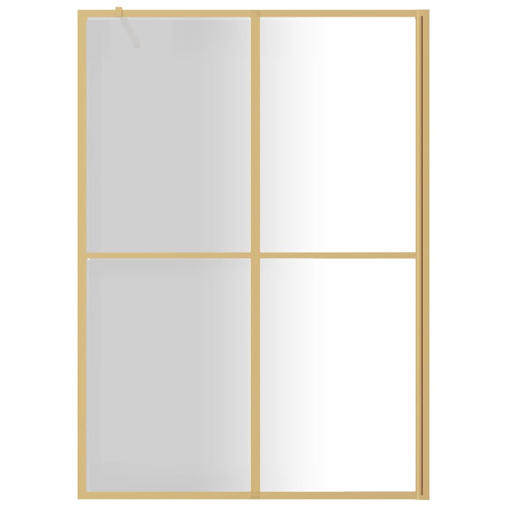 Inloopdouchewand 118x190 cm transparant gehard glas