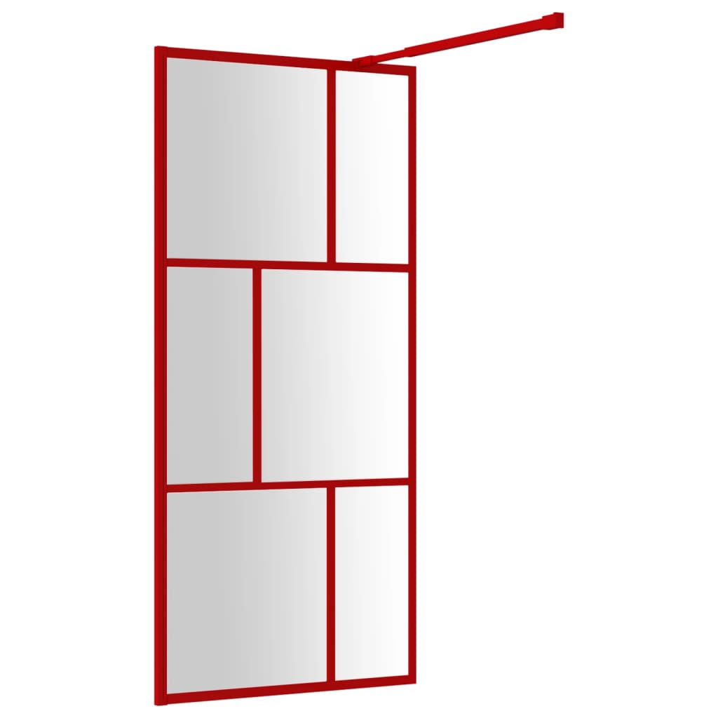 Inloopdouchewand transparant 80x195 cm ESG-glas