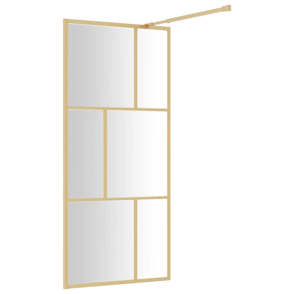 Inloopdouchewand transparant 80x195 cm ESG-glas