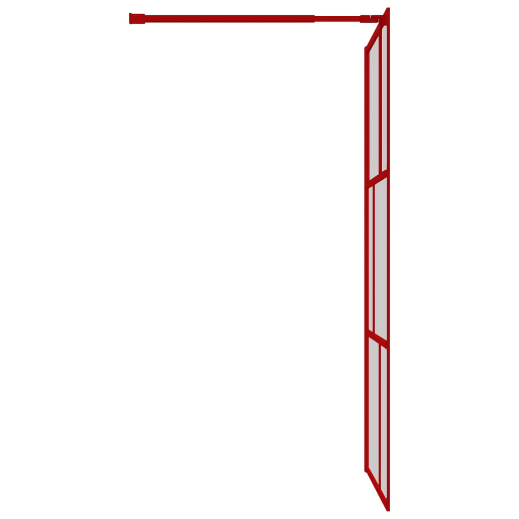 Inloopdouchewand transparant 80x195 cm ESG-glas