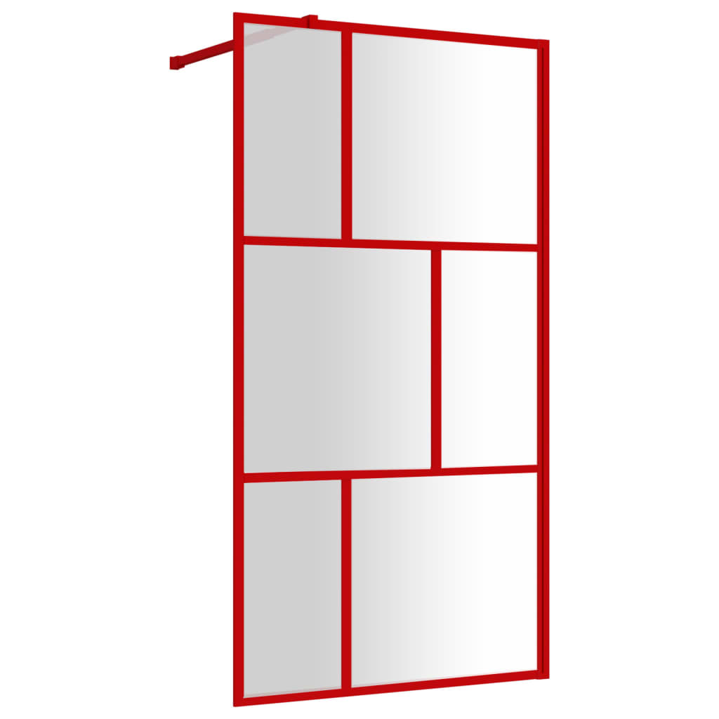 Inloopdouchewand transparant 80x195 cm ESG-glas