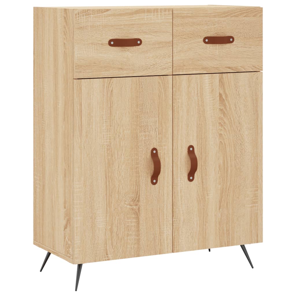 Dressoir 69,5x34x90 cm bewerkt hout