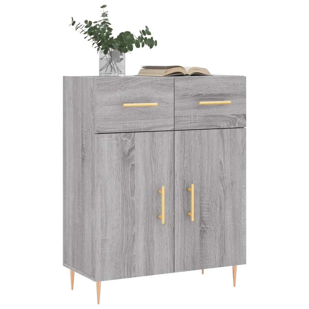 Dressoir 69,5x34x90 cm bewerkt hout