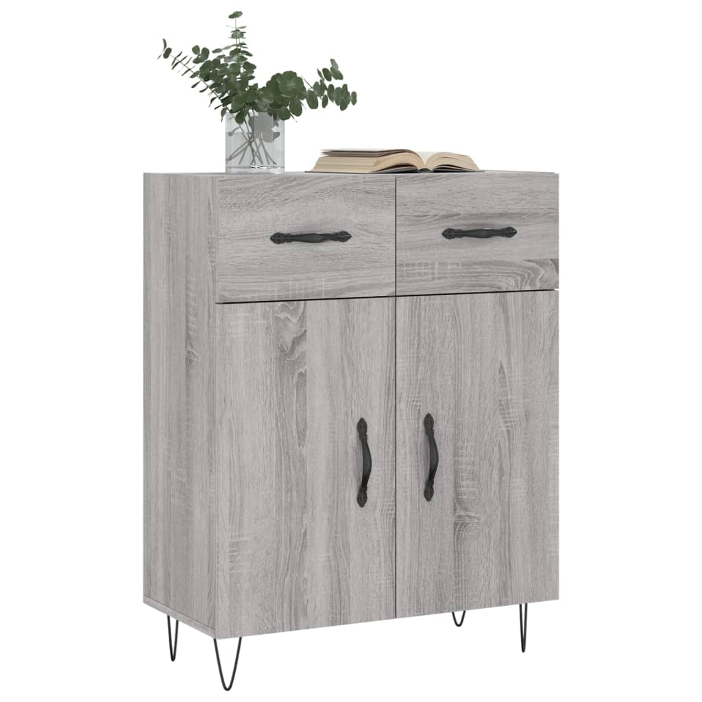 Dressoir 69,5x34x90 cm bewerkt hout eikenkleurig