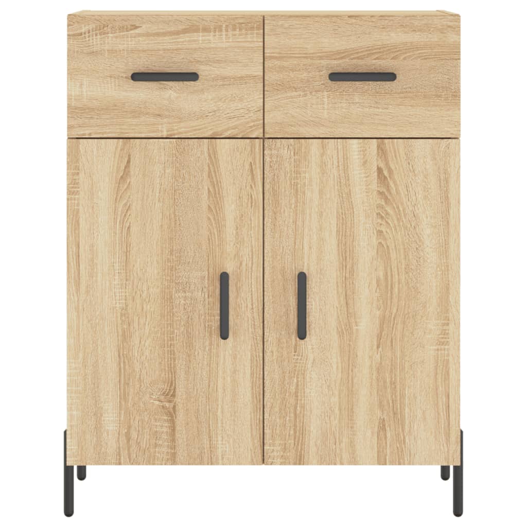 Dressoir 69,5x34x90 cm bewerkt hout