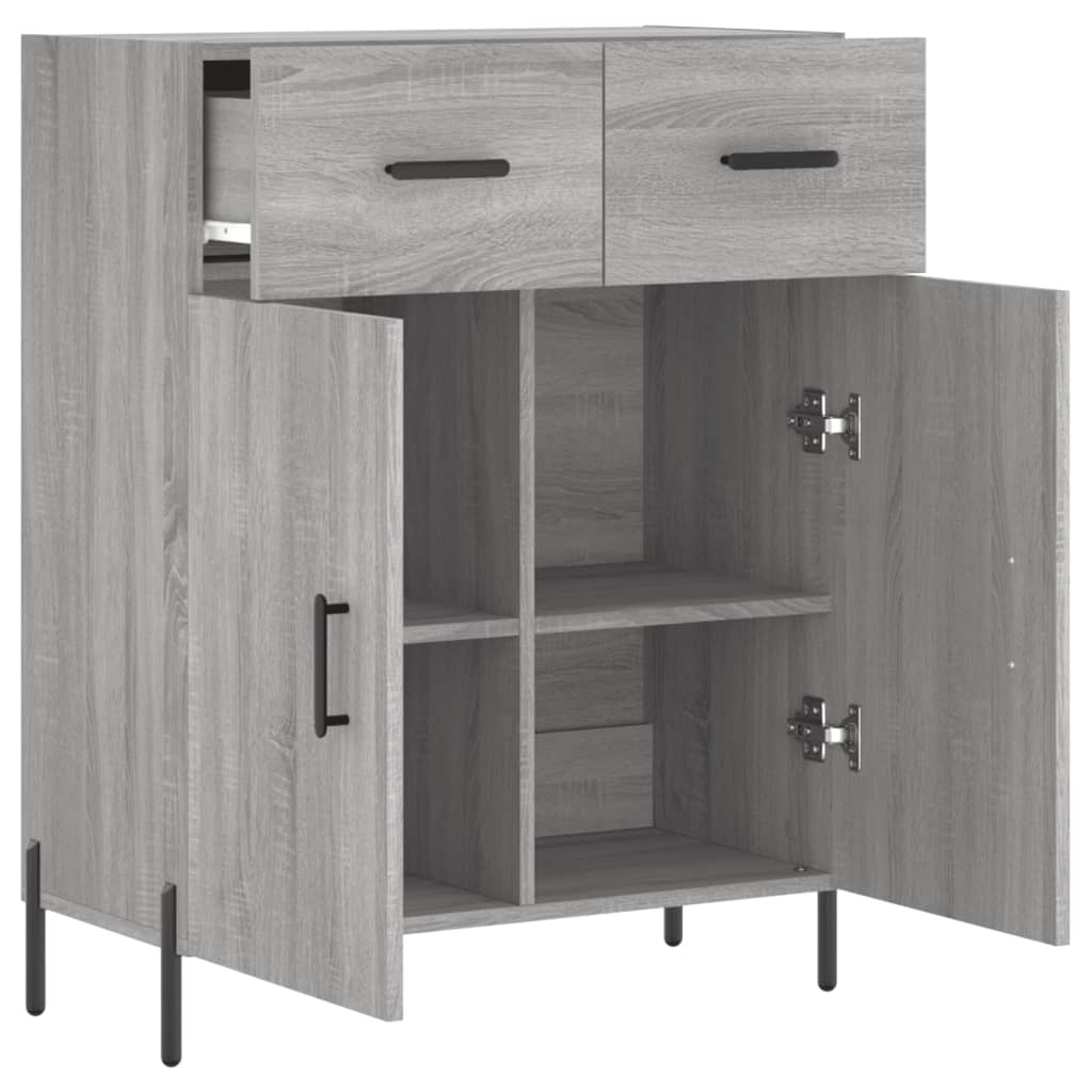 Dressoir 69,5x34x90 cm bewerkt hout