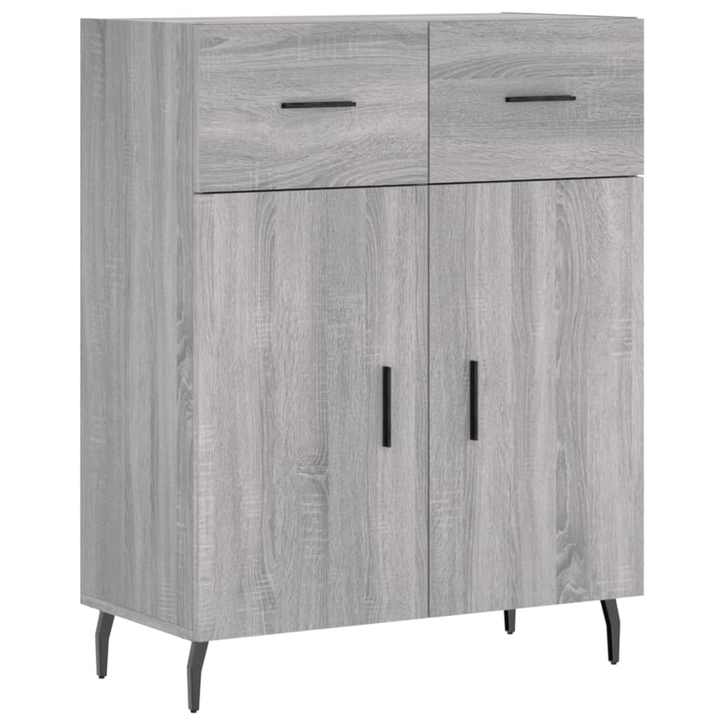 Dressoir 69,5x34x90 cm bewerkt hout eikenkleurig