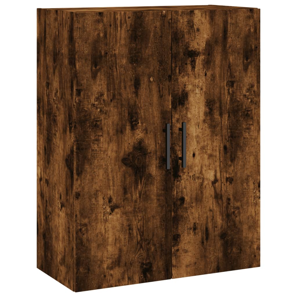 Wandkast 69,5x34x90 cm oud houtkleurig