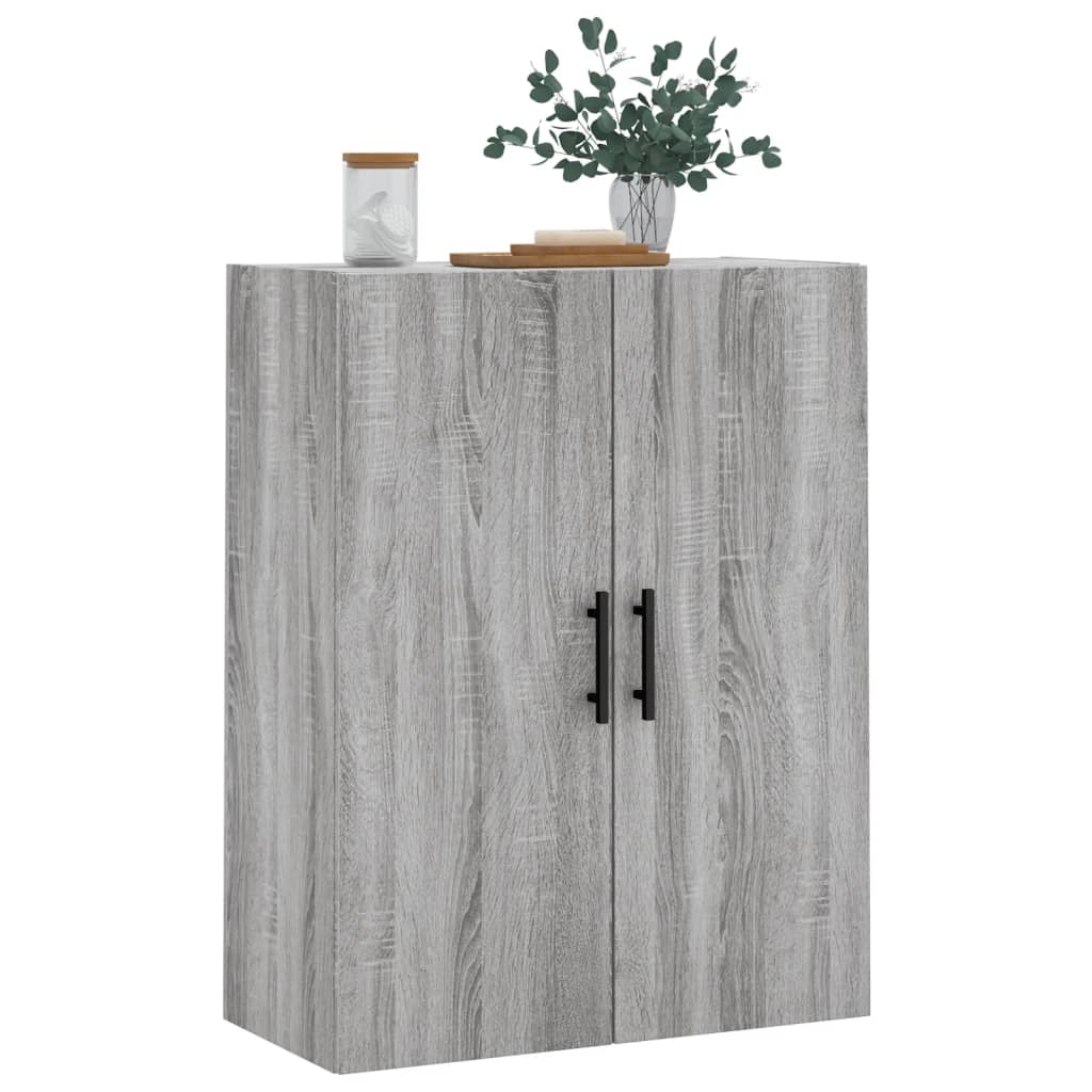 Wandkast 69,5x34x90 cm oud houtkleurig