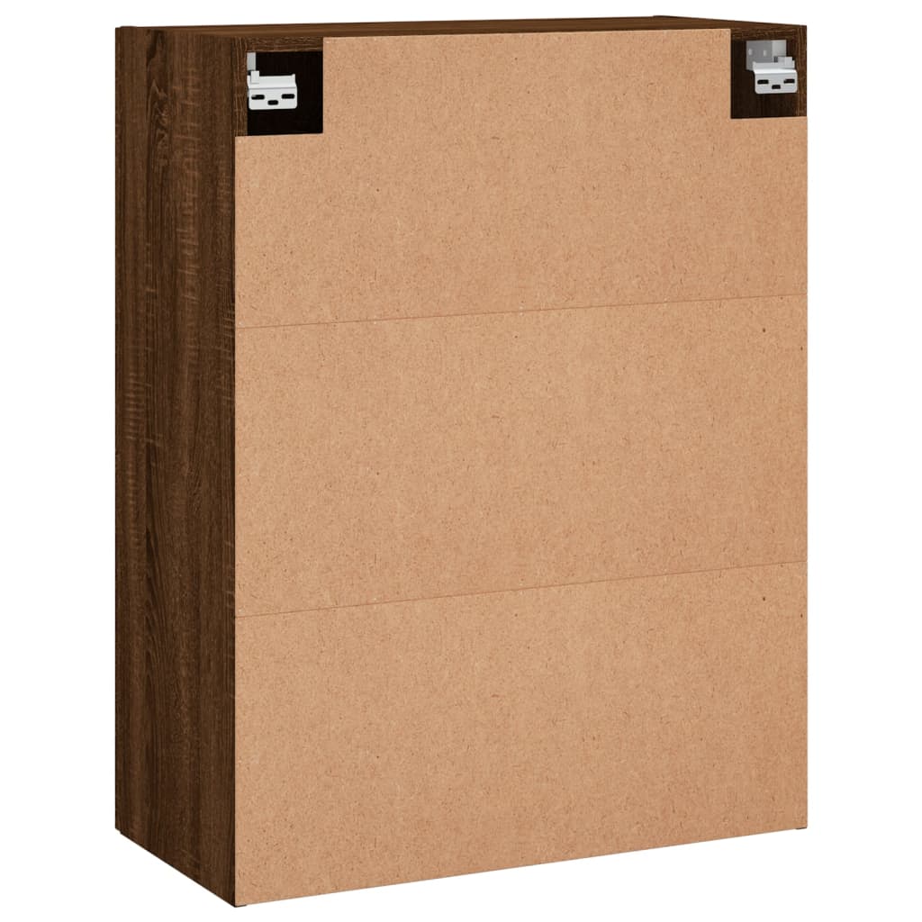 Wandkast 69,5x34x90 cm oud houtkleurig