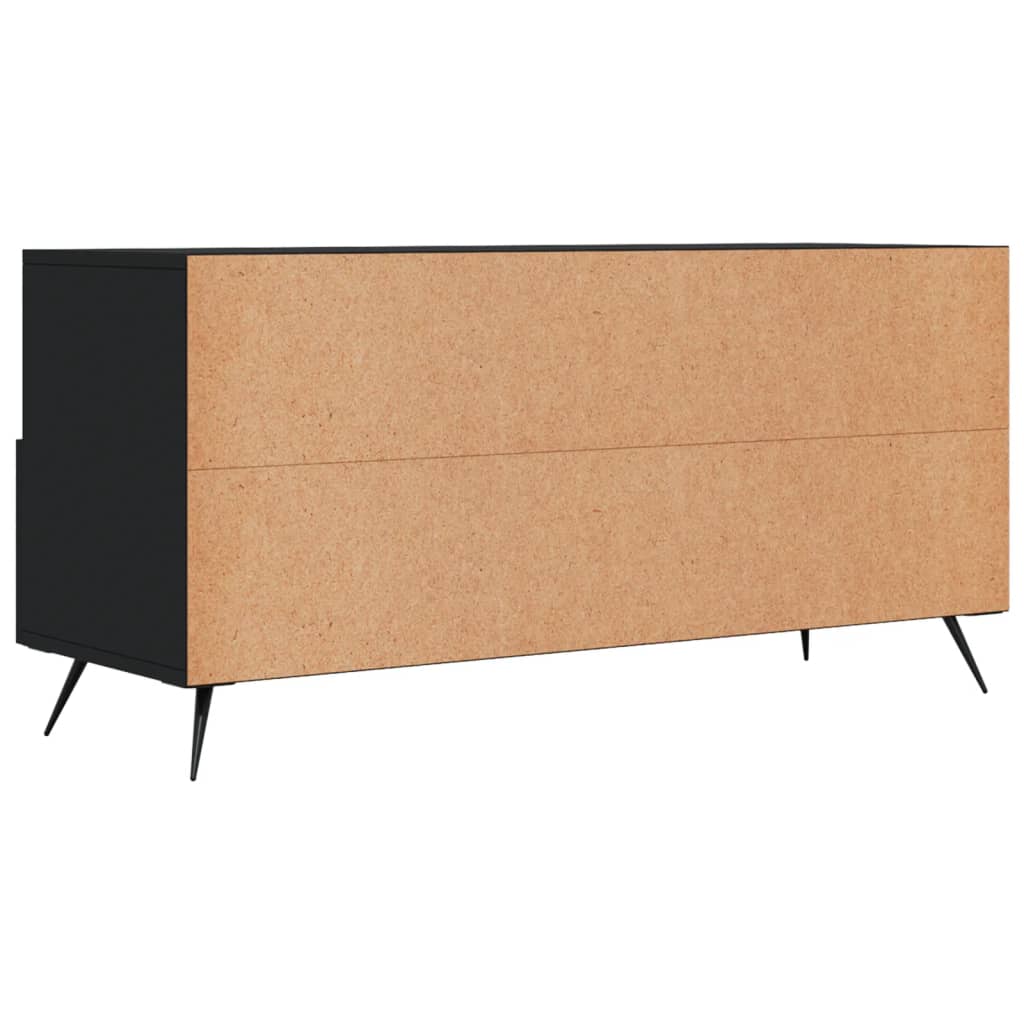 Tv-meubel 102x36x50 cm bewerkt hout bruin eikenkleur