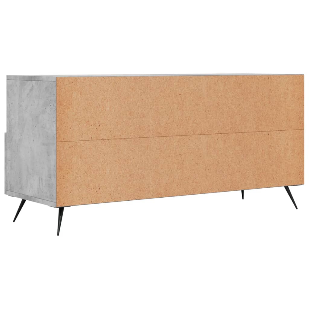 Tv-meubel 102x36x50 cm bewerkt hout bruin eikenkleur