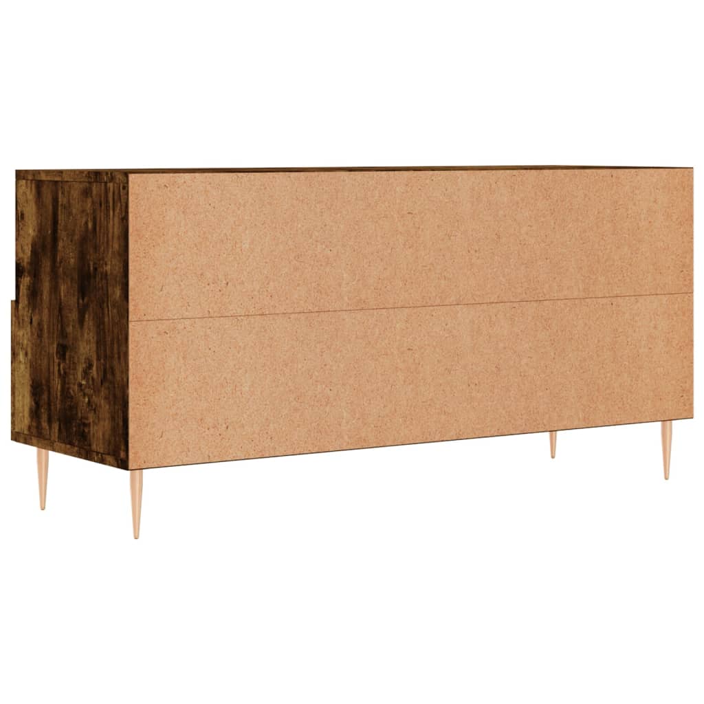 Tv-meubel 102x36x50 cm bewerkt hout eikenkleurig