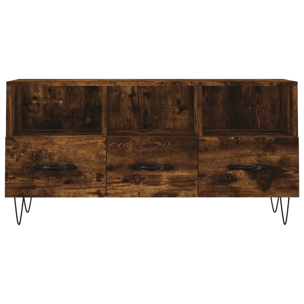 Tv-meubel 102x36x50 cm bewerkt hout