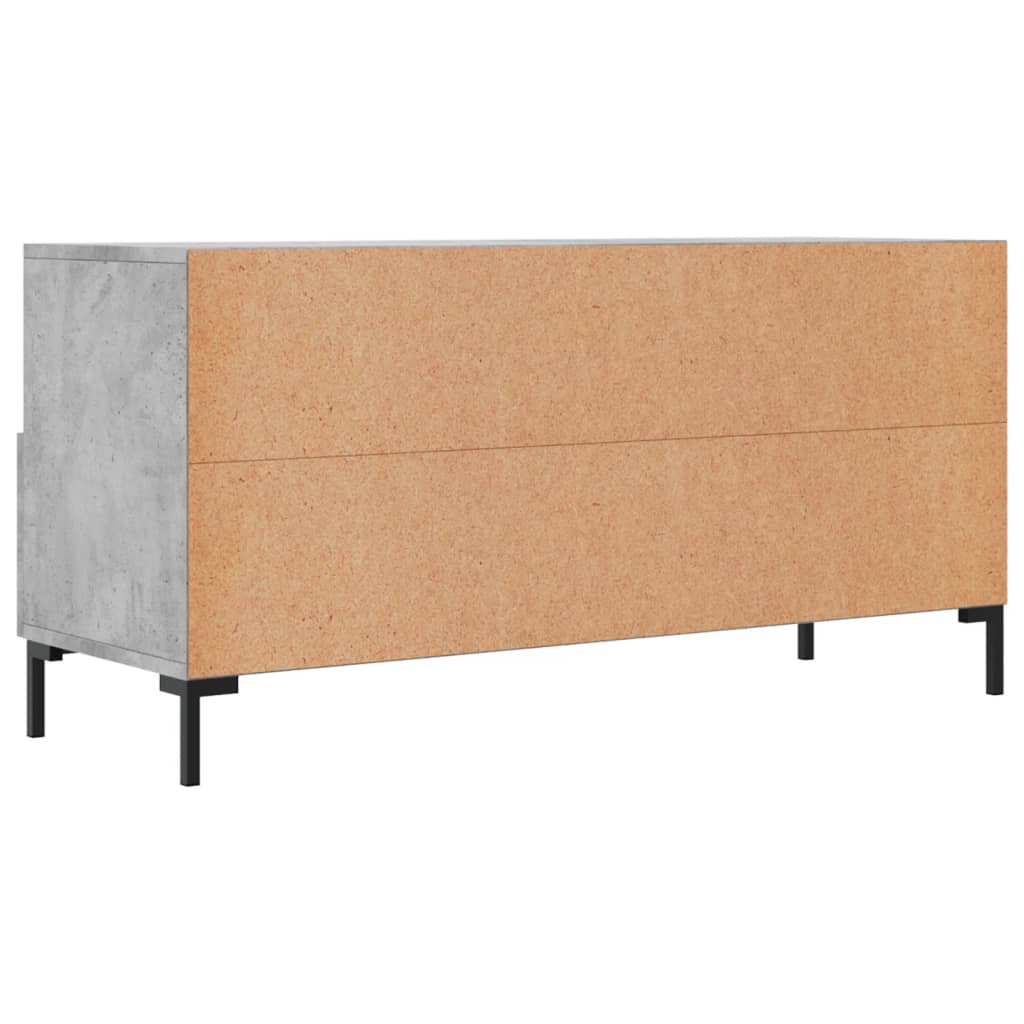 Tv-meubel 102x36x50 cm bewerkt hout eikenkleurig