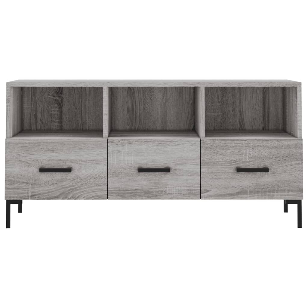 Tv-meubel 102x36x50 cm bewerkt hout eikenkleurig