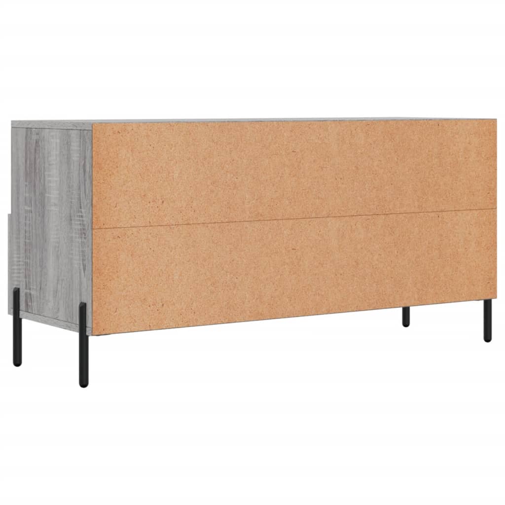 Tv-meubel 102x36x50 cm bewerkt hout eikenkleurig