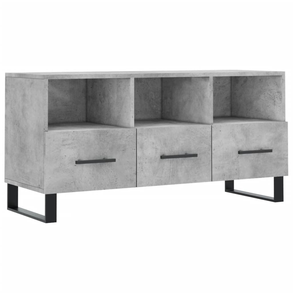 Tv-meubel 102x36x50 cm bewerkt hout eikenkleurig