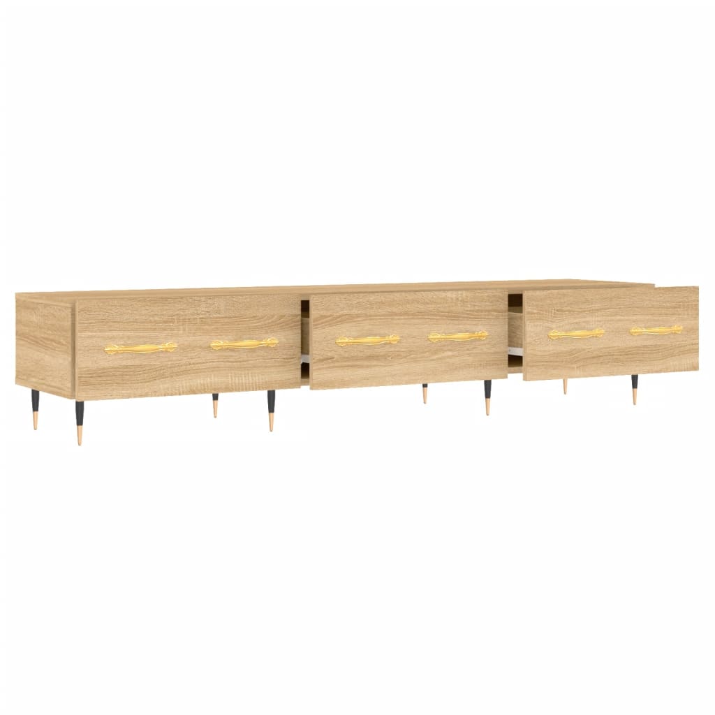 Tv-meubel 150x36x30 cm bewerkt hout