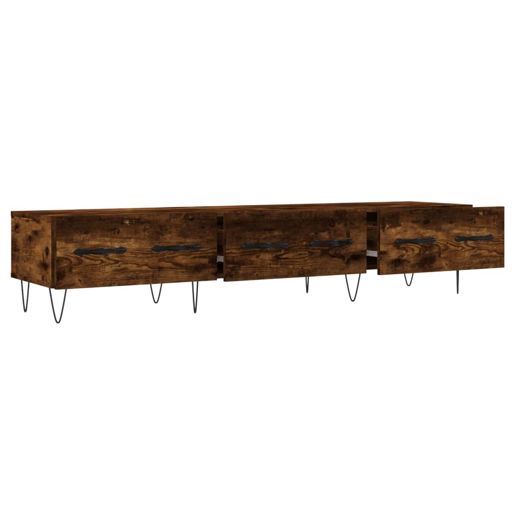 Tv-meubel 150x36x30 cm bewerkt hout eikenkleurig