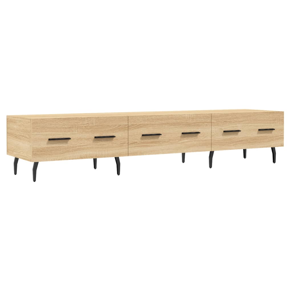 Tv-meubel 150x36x30 cm bewerkt hout