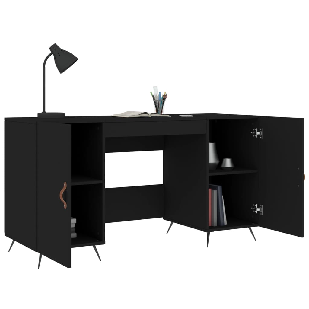 Bureau 140x50x75 cm bewerkt hout