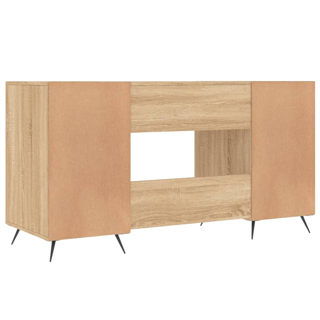 Bureau 140x50x75 cm bewerkt hout