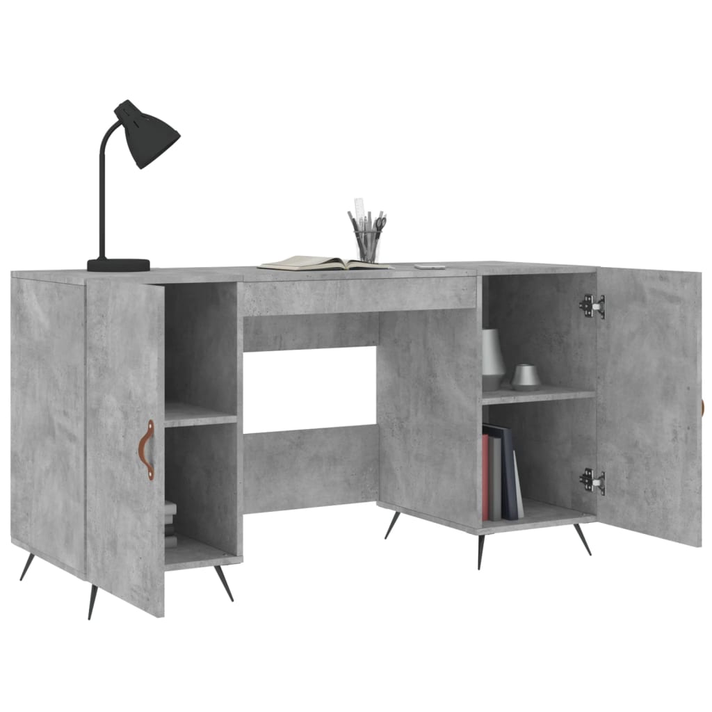 Bureau 140x50x75 cm bewerkt hout