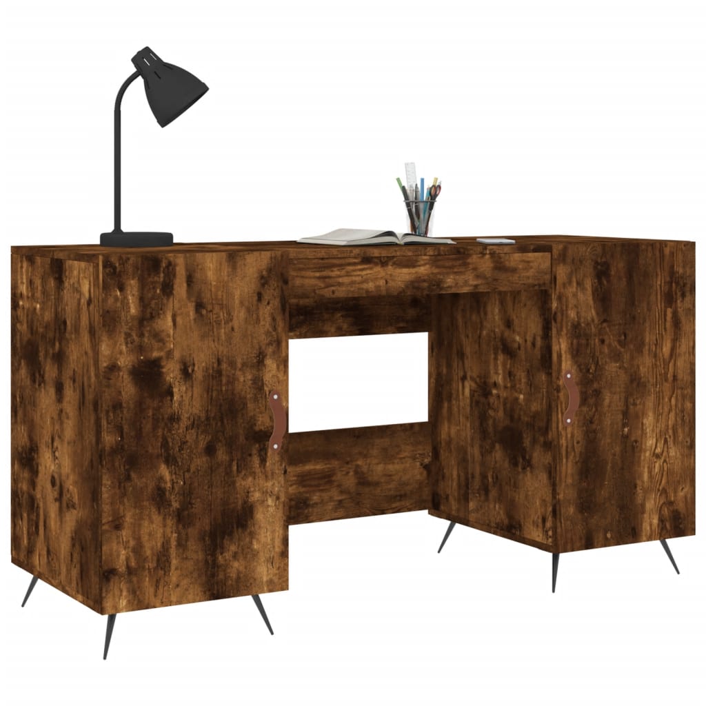 Bureau 140x50x75 cm bewerkt hout