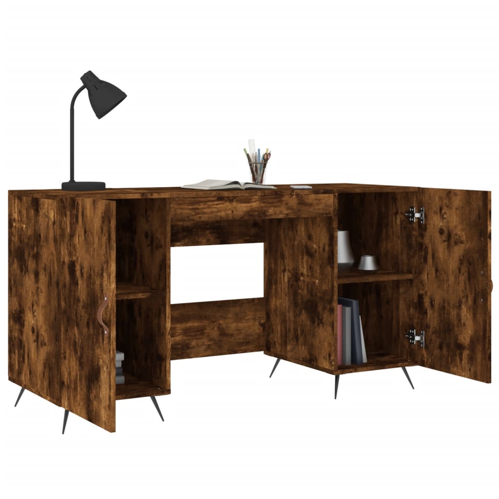 Bureau 140x50x75 cm bewerkt hout