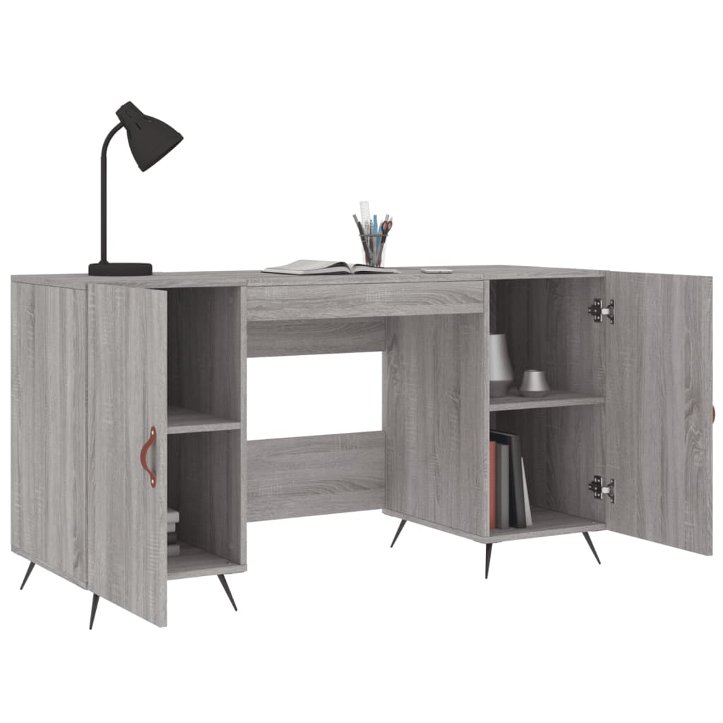 Bureau 140x50x75 cm bewerkt hout