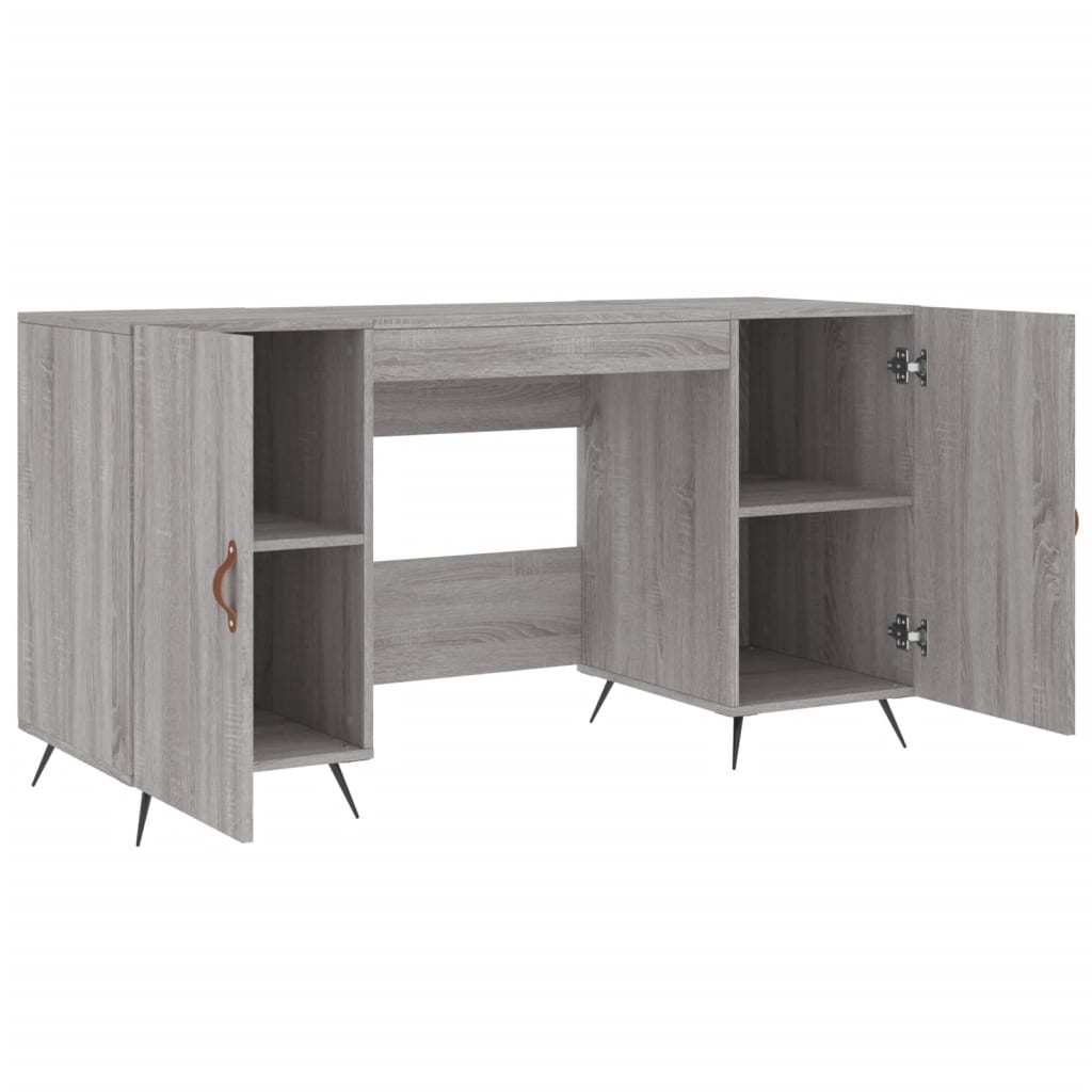 Bureau 140x50x75 cm bewerkt hout